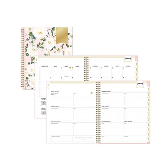 Day Designer Coming Up Roses Create-Your-Own Cover Weekly/Monthly Planner, Roses Artwork, 11 x 8.5, 12-Month (Jan-Dec): 2026