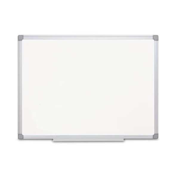 Earth Silver Easy Clean Magnetic Dry Erase Boards, 36" x 24", White Surface, Satin Aluminum Frame