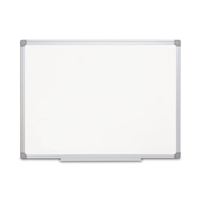 Earth Silver Easy Clean Magnetic Dry Erase Boards, 36" x 24", White Surface, Satin Aluminum Frame