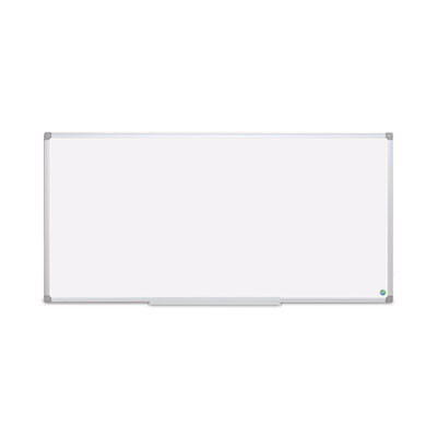 Earth Silver Easy Clean Magnetic Dry Erase Boards, 96" x 48", White Surface, Satin Aluminum Frame