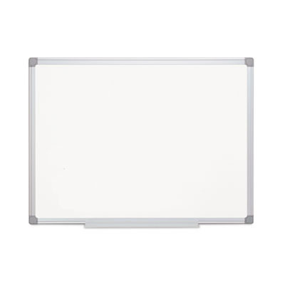 Earth Silver Easy Clean Dry Erase Boards, 36" x 24", White Surface, Satin Aluminum Frame