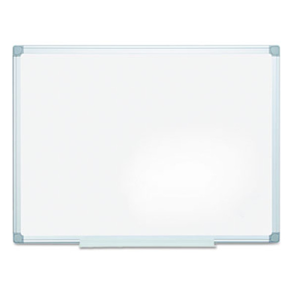 Earth Silver Easy Clean Dry Erase Boards, 48" x 36", White Surface, Satin Aluminum Frame