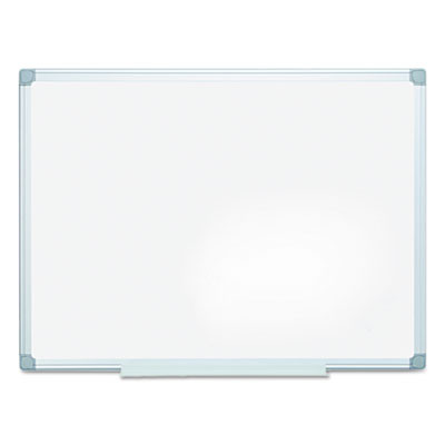 Earth Silver Easy Clean Dry Erase Boards, 48" x 36", White Surface, Satin Aluminum Frame