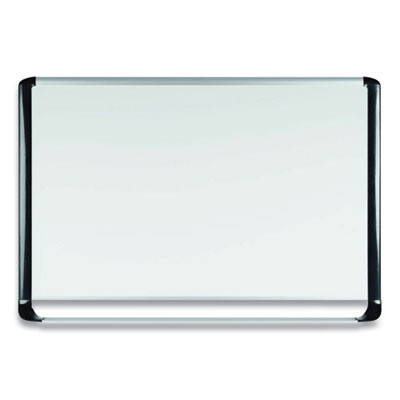 Gold Ultra Magnetic Dry Erase Boards, 72" x 48", White Surface, Black/Satin Aluminum Frame