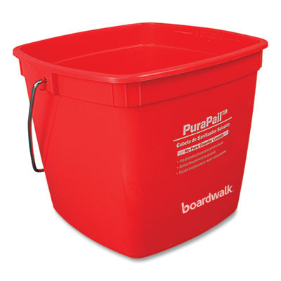 Purapail, 6 Qt, Red/White