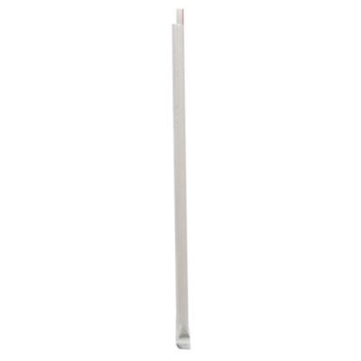 Wrapped Giant Straws, 10.25", Polypropylene, Red/White Striped, 300/Pack, 4 Packs/Carton