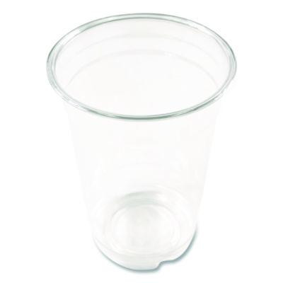Clear Plastic Pet Cups, 14 Oz, 50/Bag, 20 Bags/Carton