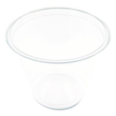 Clear Plastic Pet Cups, Squat, 9 Oz, 1,000/Carton