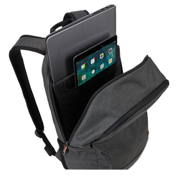 Era Laptop Backpack, Fits Devices Up To 15.6", Polyester, 9.1 x 11 x 16.9, Gray