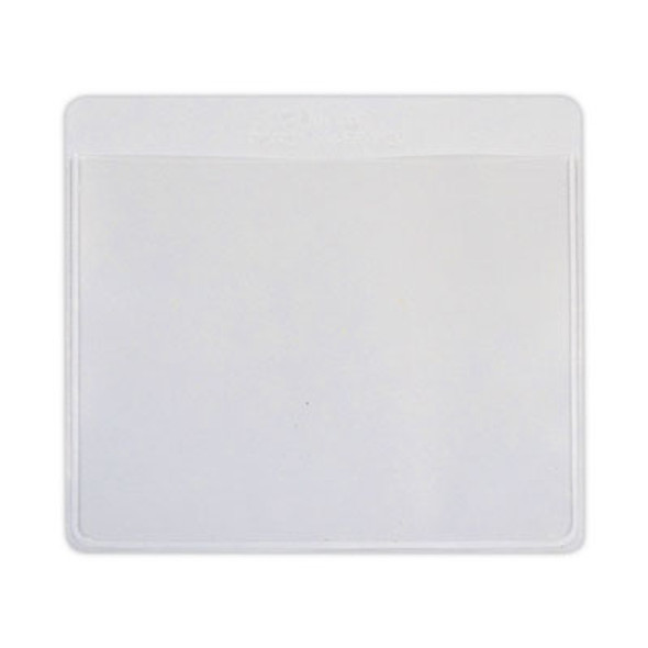 Self-Adhesive Labeling Pockets, Top Load, 3.75 x 3, Clear, 25/Pack
