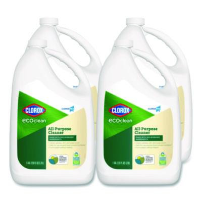 Clorox Pro Ecoclean All-Purpose Cleaner, Refill, Unscented, 128 Oz Bottle, 4/Carton