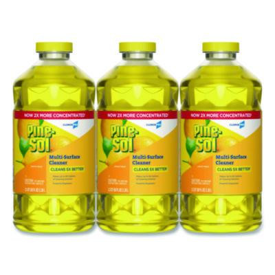 Cloroxpro Multi-Surface Cleaner Concentrated, Lemon Fresh Scent, 80 Oz Bottle, 3/Carton
