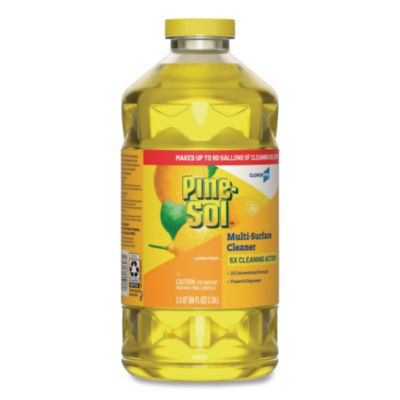 Cloroxpro Multi-Surface Cleaner Concentrated, Lemon Fresh Scent, 80 Oz Bottle, 3/Carton