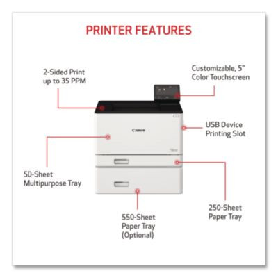 Color Imageclass Lbp674Cdw Wireless Laser Printer