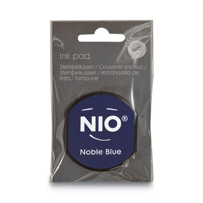 Ink Pad For Nio Stamp With Voucher, 2.75" x 2.75", Noble Blue