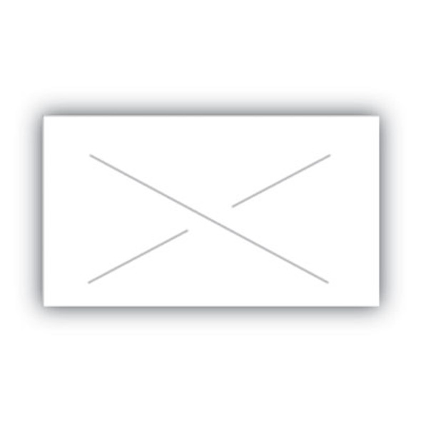 One-Line Pricemarker Labels, 0.44 x 0.81, White, 1,200/Roll, 3 Rolls/Box