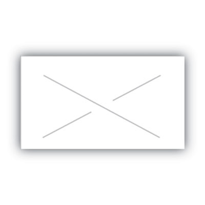 One-Line Pricemarker Labels, 0.44 x 0.81, White, 1,200/Roll, 3 Rolls/Box