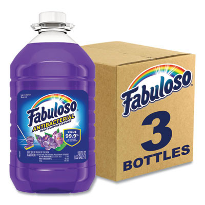 Antibacterial Multi-Purpose Cleaner, Lavender Scent, 169 Oz Bottle, 3/Carton