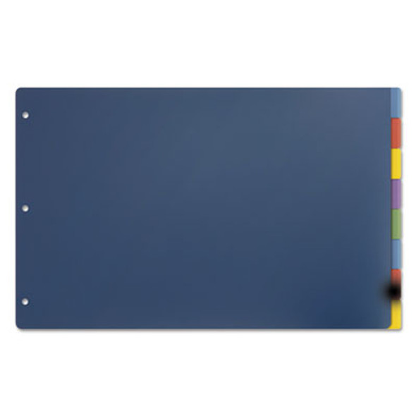 Tabloid-Size Poly Index Divider, 8-Tab, 11 X 17, Assorted, 1 Set
