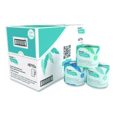 Signature Bath Tissue, Septic Safe, 2-Ply, White, 400 Sheets/Roll, 24 Rolls/Carton