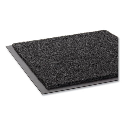 Ecostep Wiper Mat, Rectangular, Charcoal Gray Cut Pile Surface, 36" x 48"