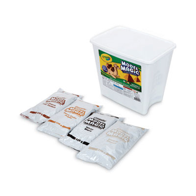 Model Magic Modeling Compound, 8 Oz Packs, 4 Packs, Assorted Natural Colors, 2 Lbs