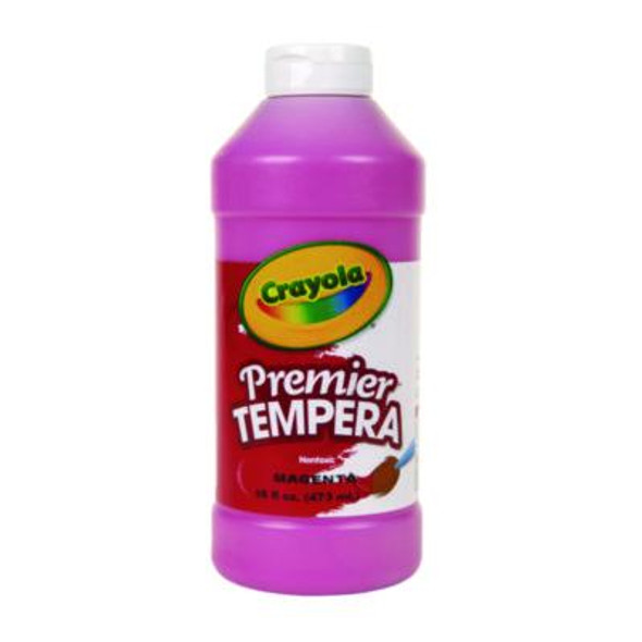 Premier Tempera Paint, Magenta, 16 Oz Bottle