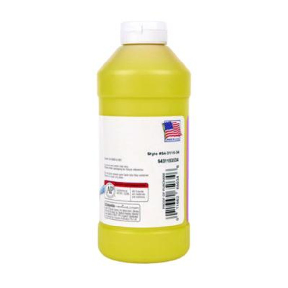 Artista Ii Washable Tempera Paint, Yellow, 16 Oz Bottle