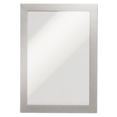 Duraframe Sign Holder, 5.5 x 8.5, Silver, 2/Pack
