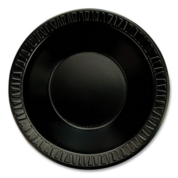 Quiet Classic Laminated Foam Dinnerware, Bowl, 12 Oz, Black, 1,000/Carton