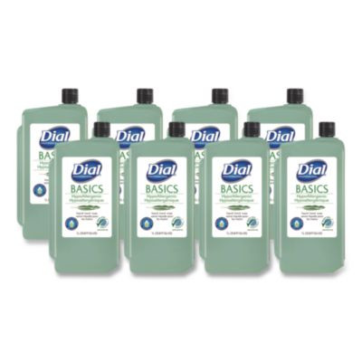 Basics Mp Free Liquid Hand Soap Refill, Unscented, 1 L, 8/Carton