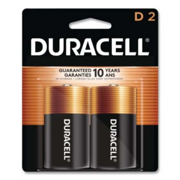 Coppertop Alkaline D Batteries, 2/Pack