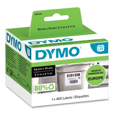 Days Of The Week Barcode Labels For Labelwriter Label Printers, 2.75 x 2.12, Black/White, 400 Labels/Roll
