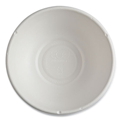 Vanguard Renewable And Compostable Sugarcane Bowls, 16 Oz, White, 800/Carton