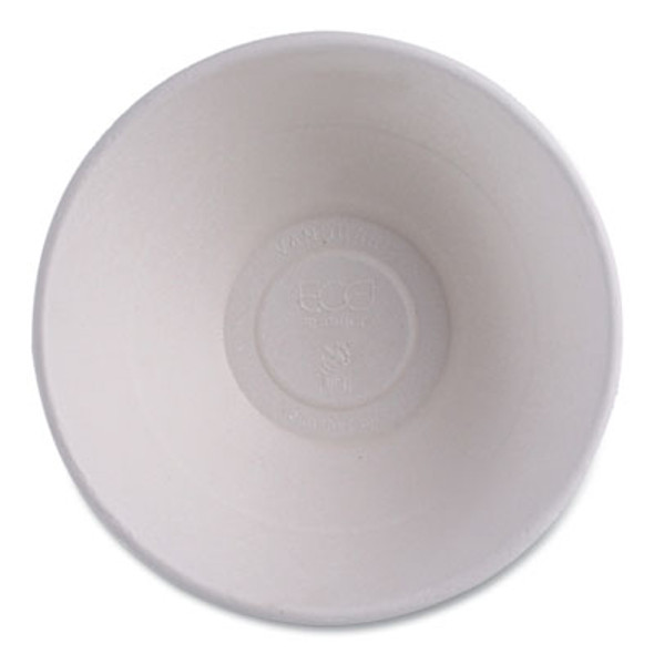 Vanguard Renewable And Compostable Sugarcane Bowls, 32 Oz, White, 400/Carton