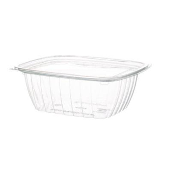 Renewable And Compostable Rectangular Deli Containers, 32 Oz, 7.5 x 6.5 x 3, Clear, Plastic, 50/Pack, 4 Packs/Carton