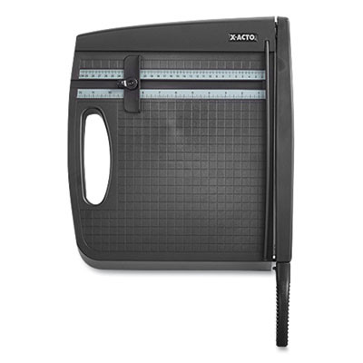 10-Sheet Guillotine Trimmer, 10 Sheets, 12" Cut Length, Plastic Base, 13 X 13