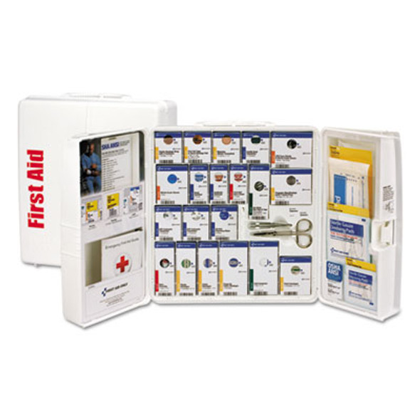 Smartcompliance General Business First Aid Station, 50 People, 202 Pieces, Plastic Case