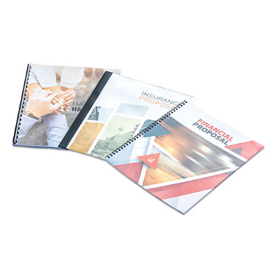 Wire Bindings For 11 x 8.5 Documents, 32 Rings, 0.38" (80-Sheet) Capacity, Black, 25/Pack