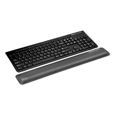 Keyboard Wrist Support With Microban Protection, 18.37 x 2.75, Graphite