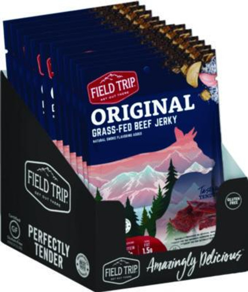 Beef Jerky, Original, 1 Oz Bag, 12 Bags/Carton
