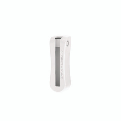 Pure By Gloss And Guild+Pepper Abs Mini Bracket - Screw Mount, 1.25 x 0.84 x 3.65, White, 48/Carton