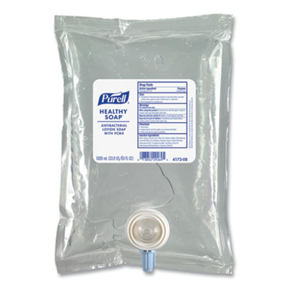 Healthy Soap Antibacterial Lotion Soap With Pcmx Refill, Citrus Scent, 1,000 Ml, 8/Carton