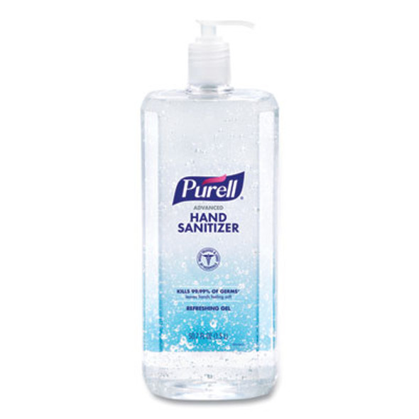 Advanced Hand Sanitizer Refreshing Gel, 1.5 L Pump Bottle, Clean Scent