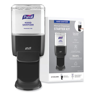 Advanced Hand Sanitizer Foam Es4 Starter Kit, 1,200 Ml, Graphite