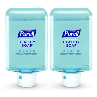 Healthy Soap With Clean Release Technology Refill, For Es10 Dispensers, Fragrance-Free, 1,200 Ml, 2/Carton