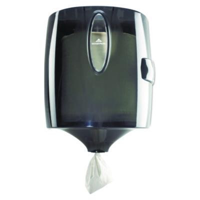 Center-Pull Paper Towel Dispenser, 9.9 X 10 X 10.5, Translucent Smoke