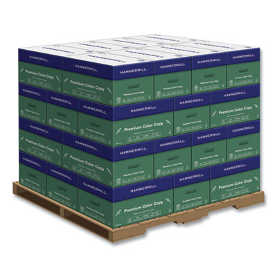 Premium Color Copy Print Paper, 100 Bright, 32 Lb, 8.5 x 11, Photo White, 500/Ream, 8 Reams/Carton, 32 Cartons/Pallet