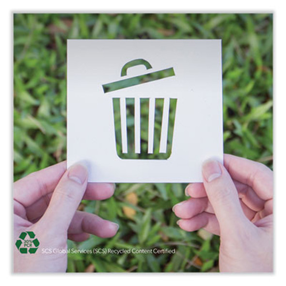 Eco Blend Max Can Liners, 33 Gal, 0.8 Mil, 33" x 39", Black, 25 Bags/Roll, 8 Rolls/Carton