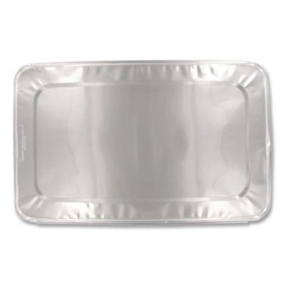 Steam Pan Foil Lids, Fits Full-Size Pan, 40 Gauge, 12.88 x 20.81, 50/Carton